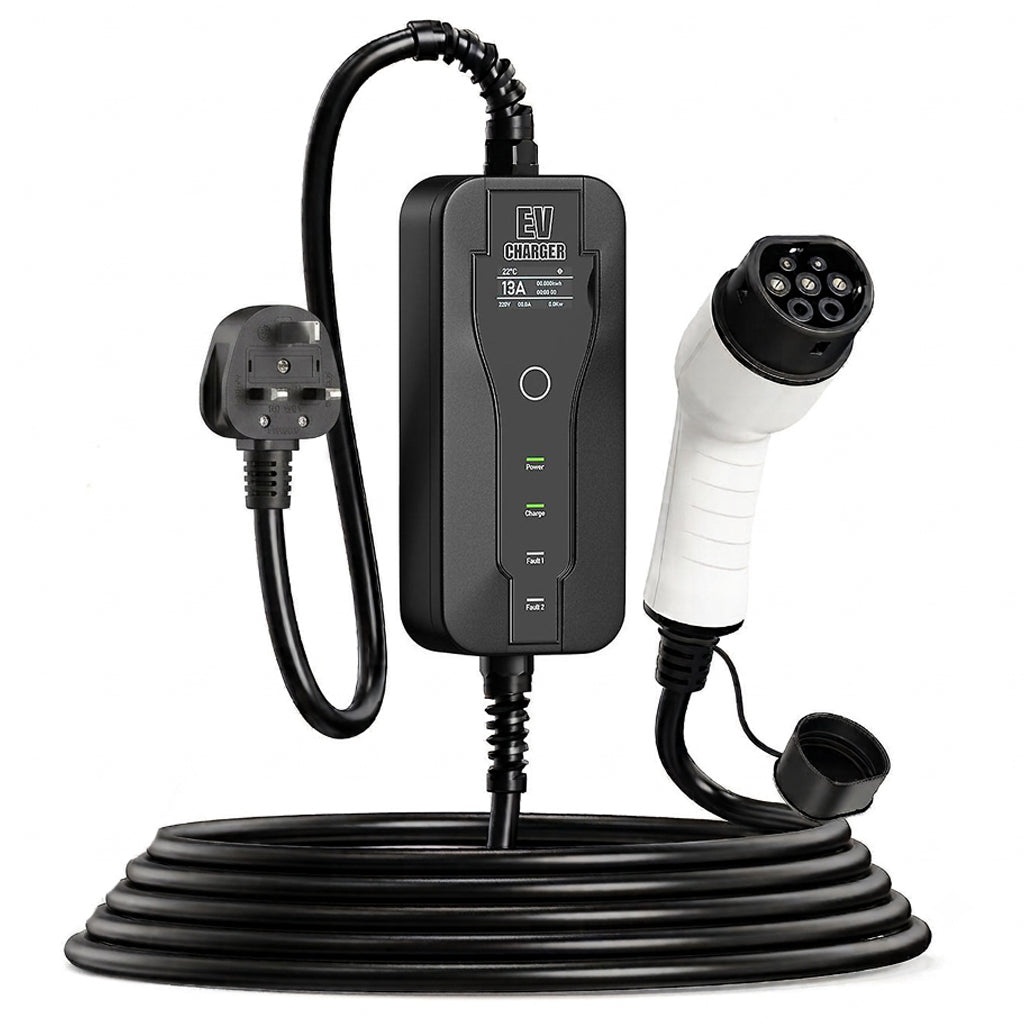 EVCar 英規三腳13A 便攜式充電器
