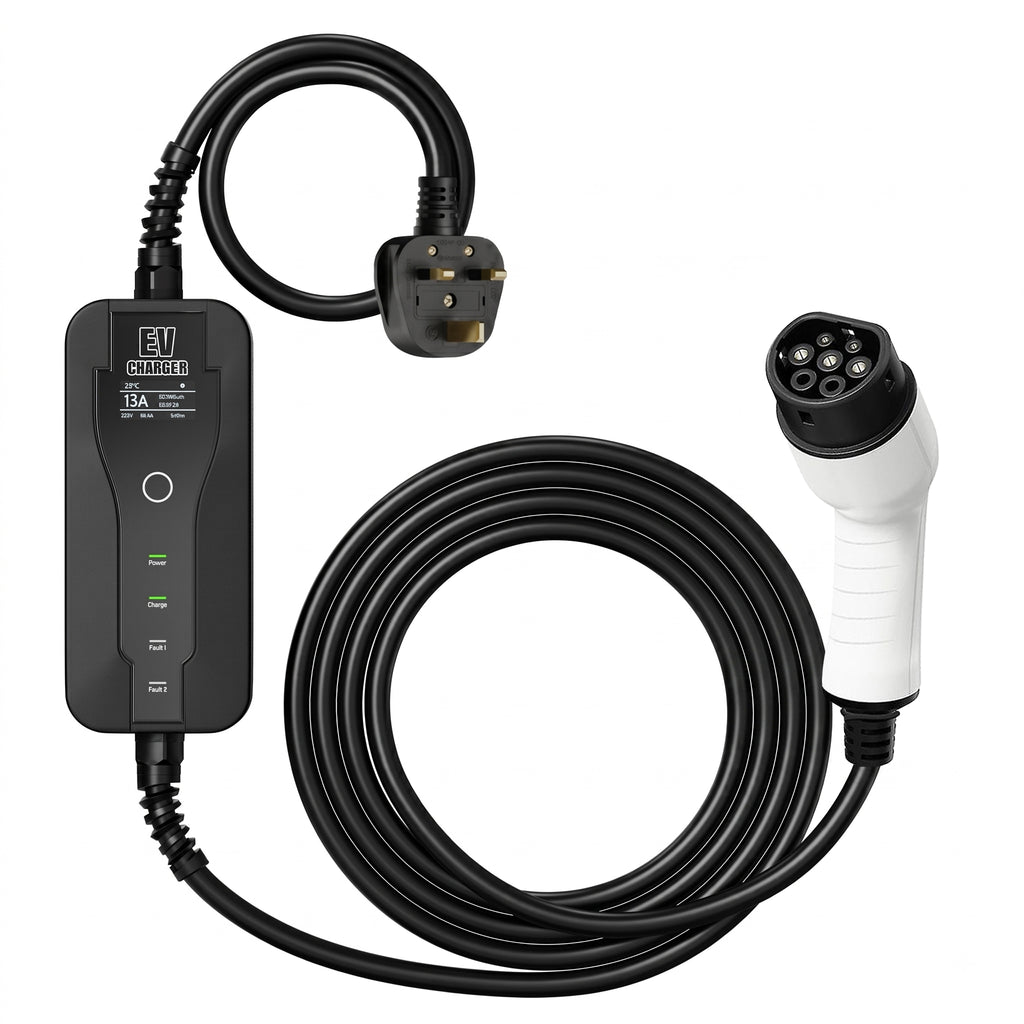 EVCar 英規三腳13A 便攜式充電器